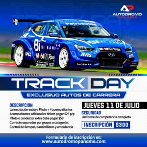 Track Day Exclusivo Autos de Carrera