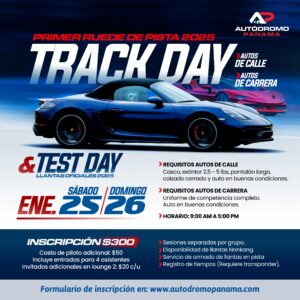 TRACK DAY & TEST DAY Llantas oficiales 2025 1.1
