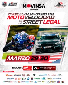 PRIMERA VÁLIDA CAMPEONATO 2025 MOTOVELOCIDAD & STREET LEGAL 1.1