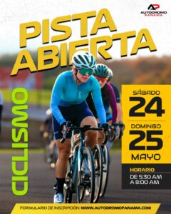 PISTA ABIERTA CICLISMO SÁBADO 24 Y DOMINGO 25 DE MAYO 2025 1.1