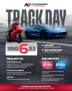 TRACK DAY DOMINGO 6 DE JULIO 2025