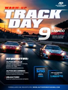 WARM-UP TRACK DAY SÁBADO 9 DE AGOSTO 2025