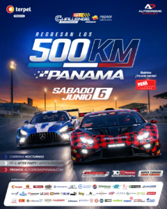 Competencia de resistencia 500 KM Panamá con pilotos en acción