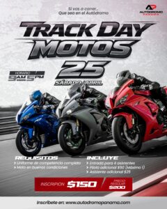 TRACK DAY MOTOS | SÁBADO 25 DE ABRIL 2026 1.1