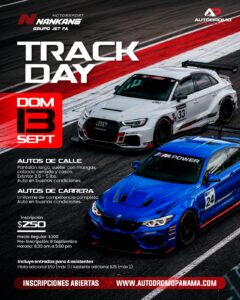 TRACK DAY DOMINGO 13 DE SEPTIEMBRE 2026